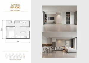 thiet ke can ho studio